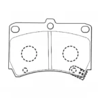 لنت ترمز جلو پراید رالدک - تصویر 3