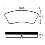 لنت ترمز جلو سمند ملی رالدک - تصویر 2