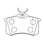 لنت ترمز عقب رنو داستر رالدک - Image 3