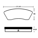 لنت ترمز جلو آریزو 5 رالدک - تصویر 2